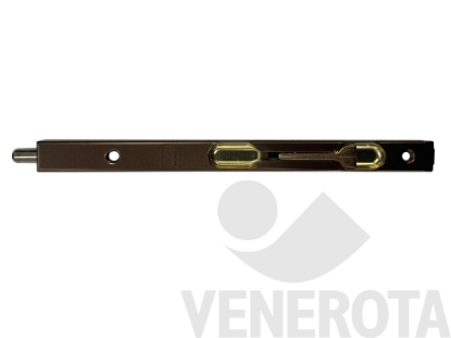 Immagine di Catenaccio a leva incasso frontale 16 mm acciaio bronz...