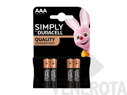 Immagine di Pile mini stilo Simply AAA Duracell MN2400