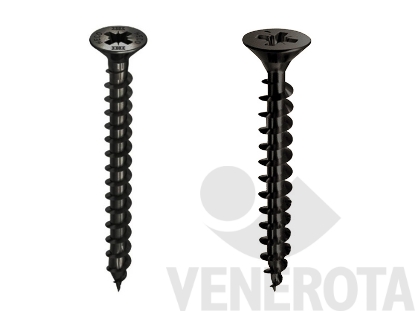 Immagine di Viti Testa Svasata Piana (TSP) nere