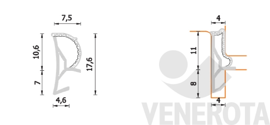Immagine big Immagine di Guarnizione A 253 ESP Roverplastik