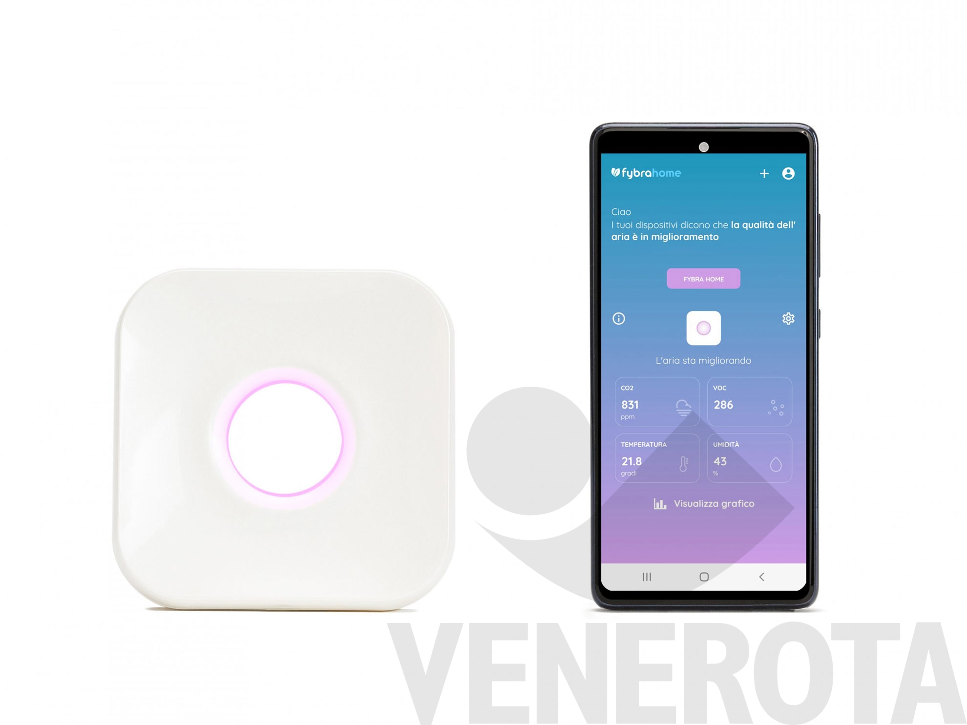 immagine 4 di Immagine di Dispositivo di monitoraggio dell'aria Fybra Home...