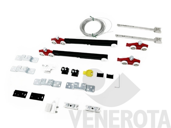 Immagine big Immagine di Kit carrelli per porte ad apertura simultanea Te...