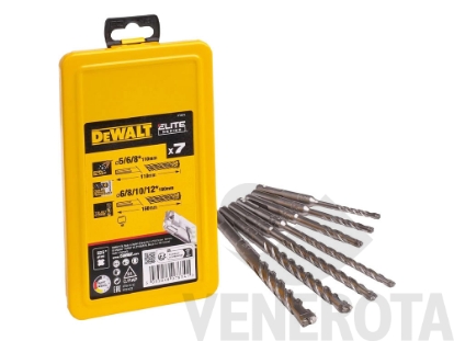 Immagine di Set 7 punte SDS-Plus Elite Series per muratura DeWALT ...