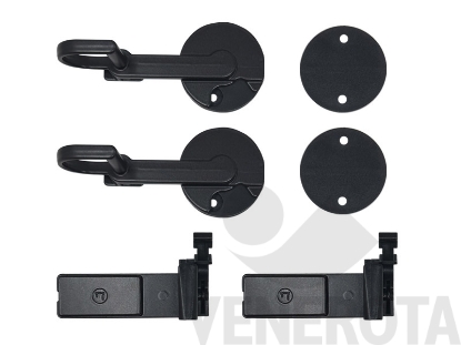 Immagine di Serratura di bloccaggio per persiane scorrevoli a 2 an...