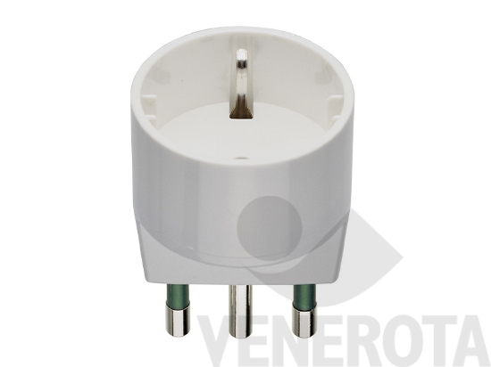 Immagine big Immagine di Adattatore S17+P30 bianco Vimar