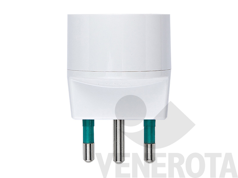 immagine 2 di Immagine di Adattatore S17+P30 bianco Vimar