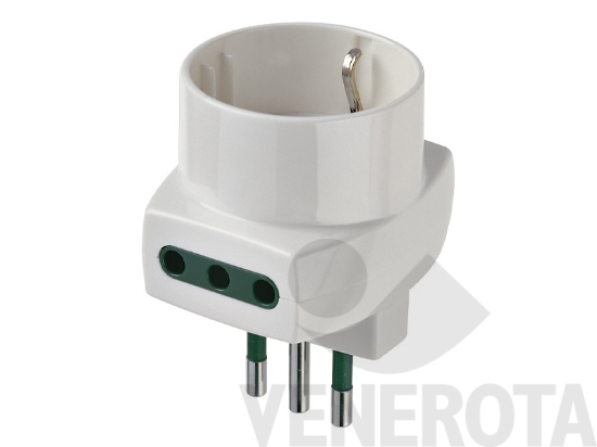 Immagine big Immagine di Adattatore multiuso 2x2P+T 10A e 2P+T 16 A