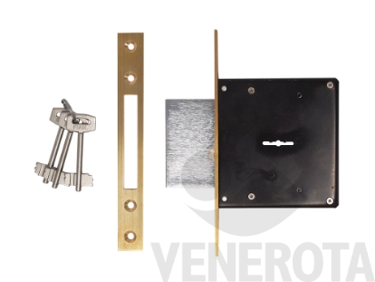 Immagine di Serratura a doppia mappa solo catenaccio bordo quadro ...