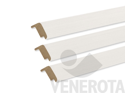 Immagine di Kit fermapannello laminatino bianco MATRIX per porta b...