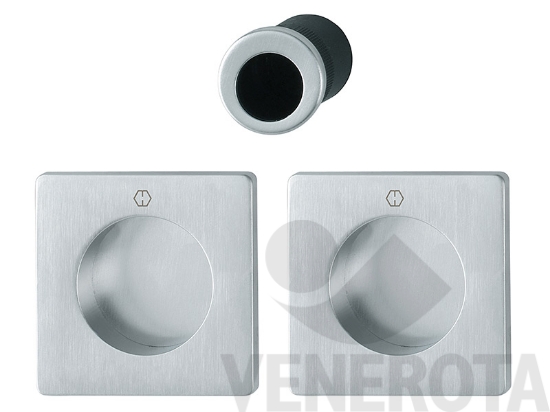 Immagine big Immagine di Kit cieco Spazio 5 quadro in ottone per porta sc...