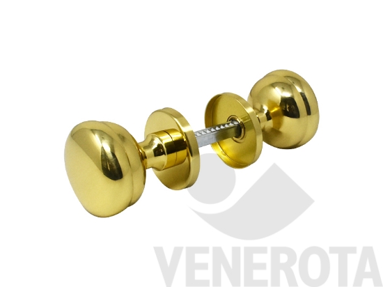 Immagine big Immagine di Coppia pomoli fissi Milena con rosetta tonda Ghi...