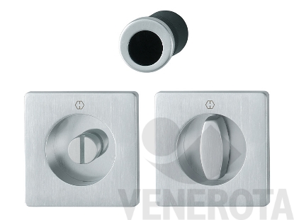 Immagine di Kit Spazio 2 quadro in ottone con nottolino per porta ...