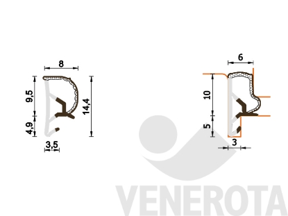Immagine di Guarnizione A 252 ESP BOB Roverplastik