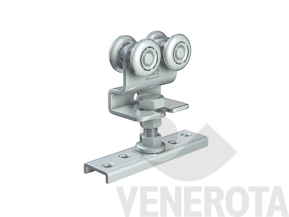 Immagine di Carrello con piastra e ruote in acciaio Omge