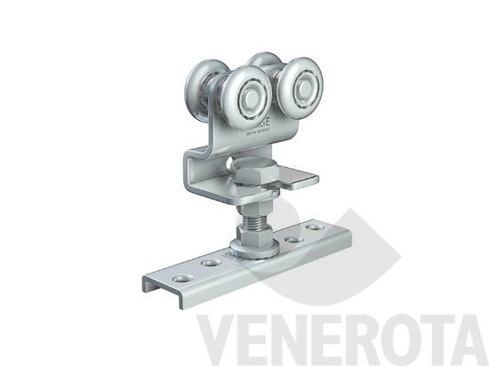 Immagine big Immagine di Carrello con piastra e ruote in acciaio Omge