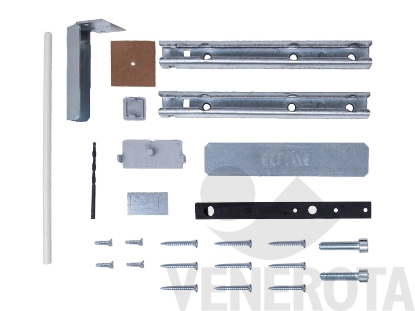 Immagine di Kit ferramenta per anta scorrevole Syntesis Eclisse