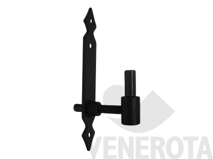 Immagine di Cardine filettato su piastra con punta a lancia GB Bon...