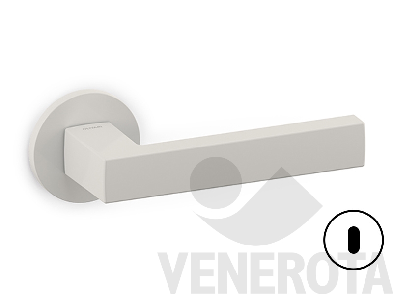 immagine 2 di Immagine di Maniglia Planet con rosetta tonda bassa Olivari