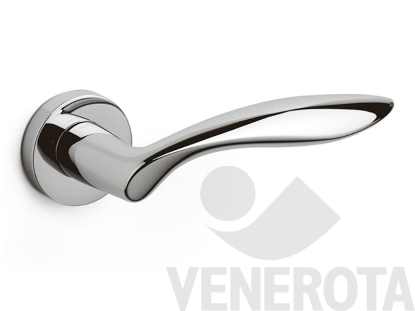 Immagine di Maniglia Onda con rosetta tonda Olivari