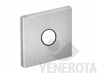 Immagine di Bocchetta quadra bassa con molla - dimensioni 51x51 mm...
