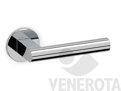 Immagine di Maniglia Euclide con rosetta tonda bassa Olivari