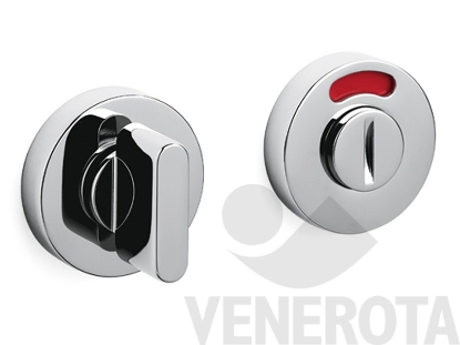 Immagine di Coppia bocchette tonde Link per porte WC con chiaviste...