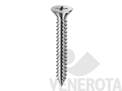 Immagine di Viti Testa Svasata Piana (TSP) zincate autofilettanti