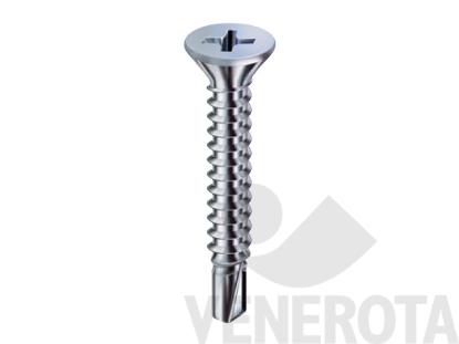 Immagine di Viti Testa Svasata Piana (TSP) zincate autoforanti