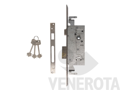 Immagine di Serratura triplice a doppia mappa bordo quadro - front...